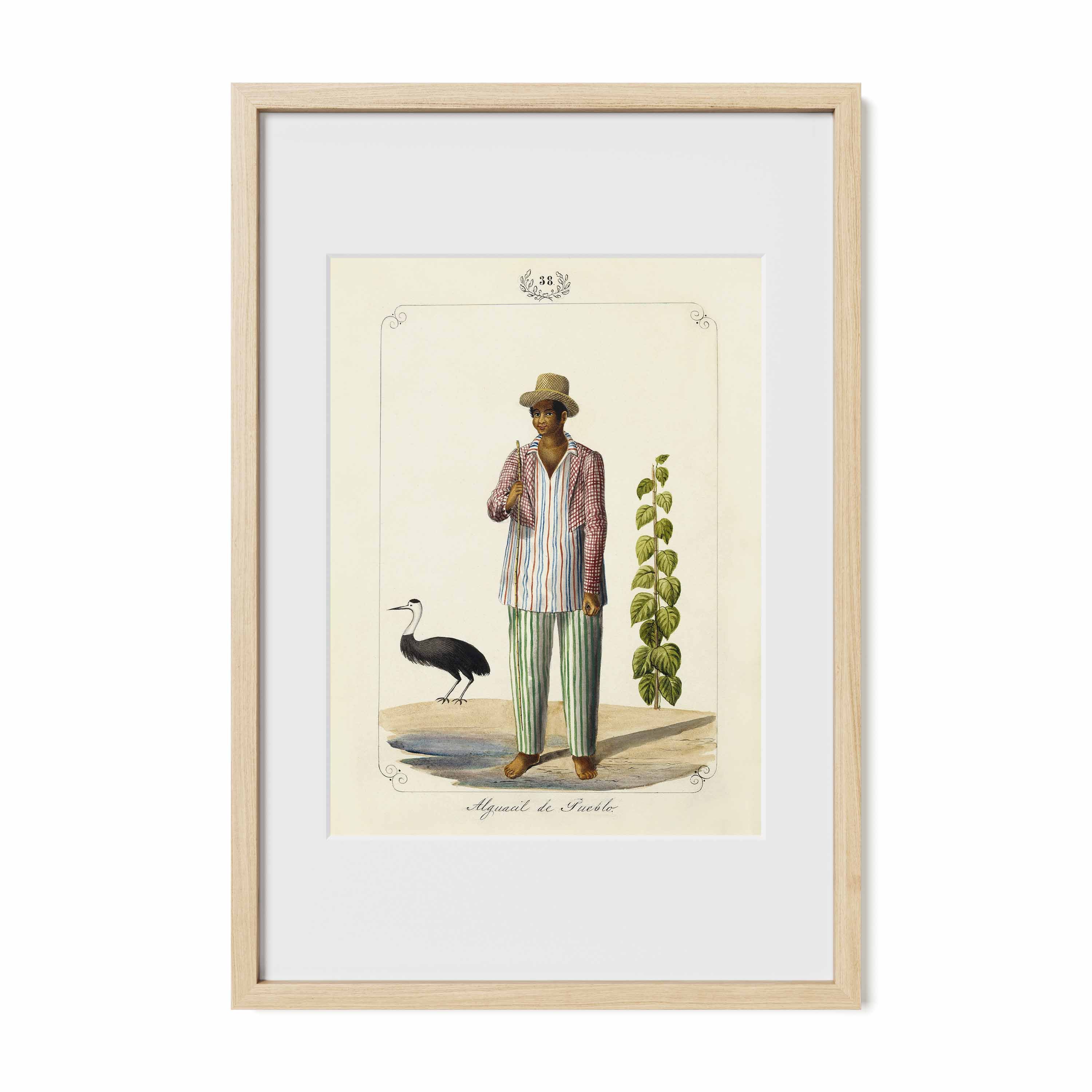Alguacil de Pueblo, 1847 by José Honorato Lozano
