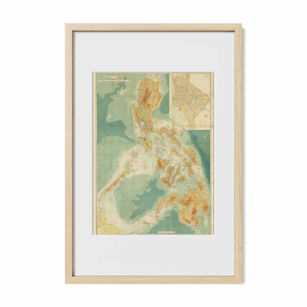 Japanese Map of the Philippines, 1944