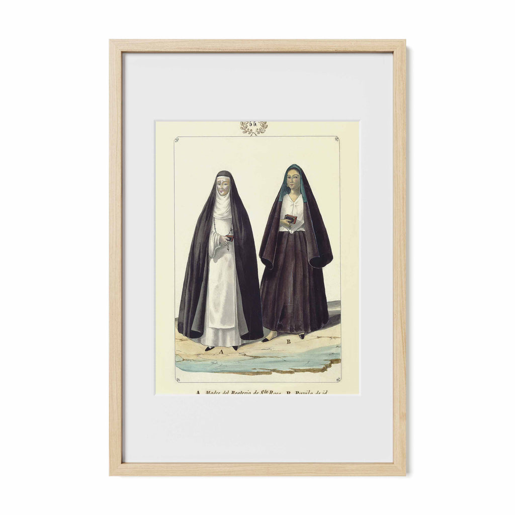 Madre del Beaterio de Santa Rosa y una Pupila by Jose Honorato Lozano