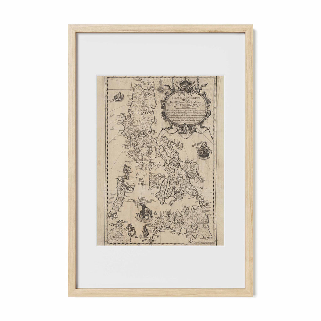 Mapa de las Yslas Philipinas, 1734 by Pedro Murillo Velarde