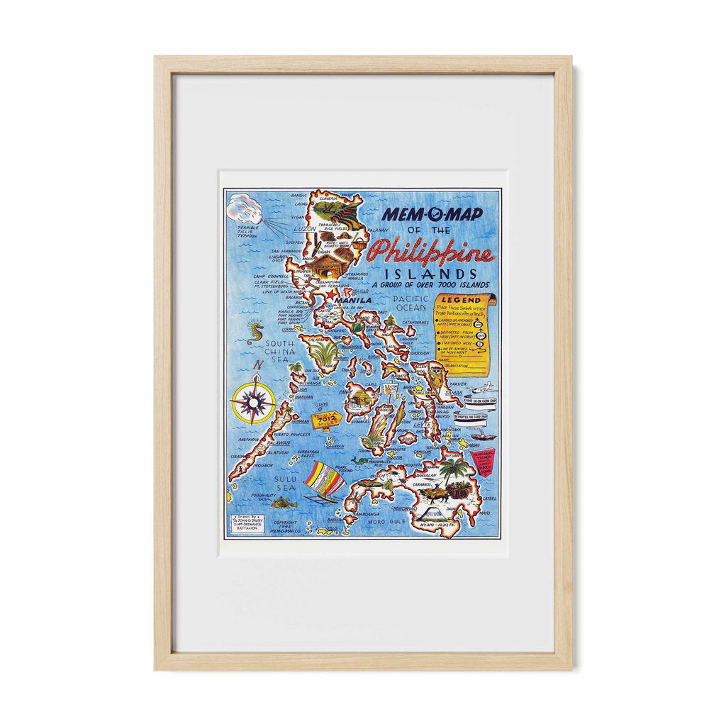 Map of the Philippine Islands, 1945