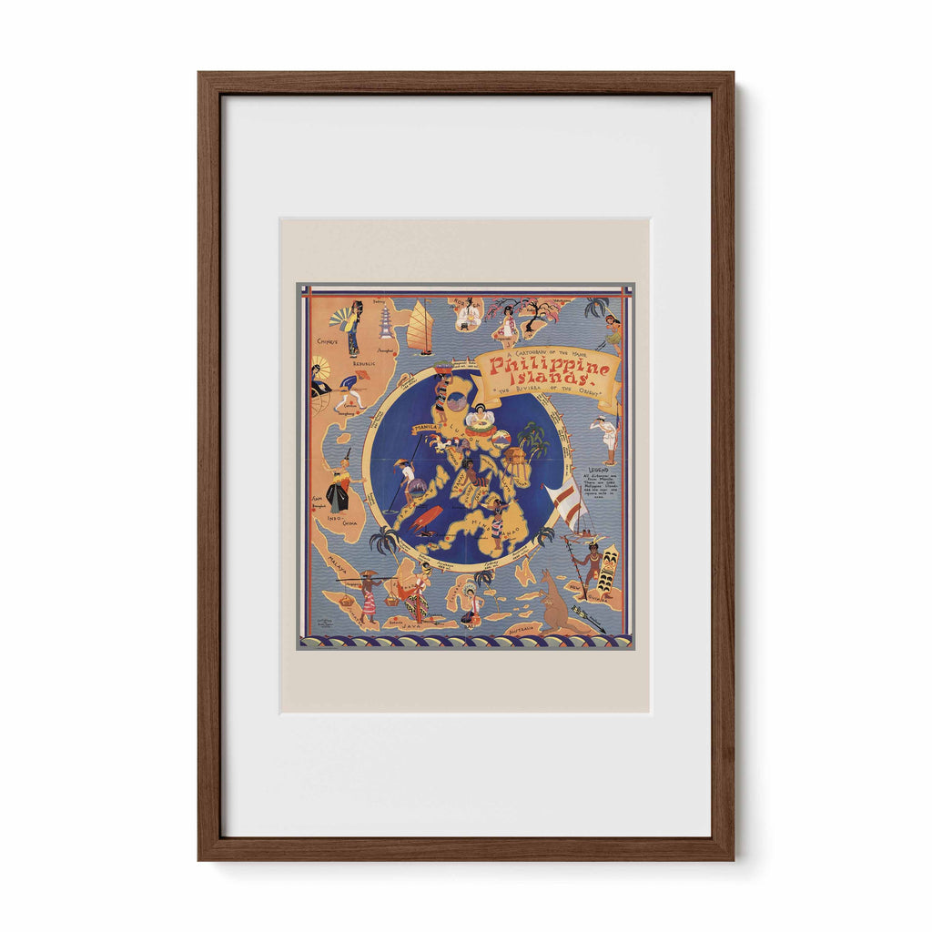 Cartography of the Philippine Islands - Vintage map