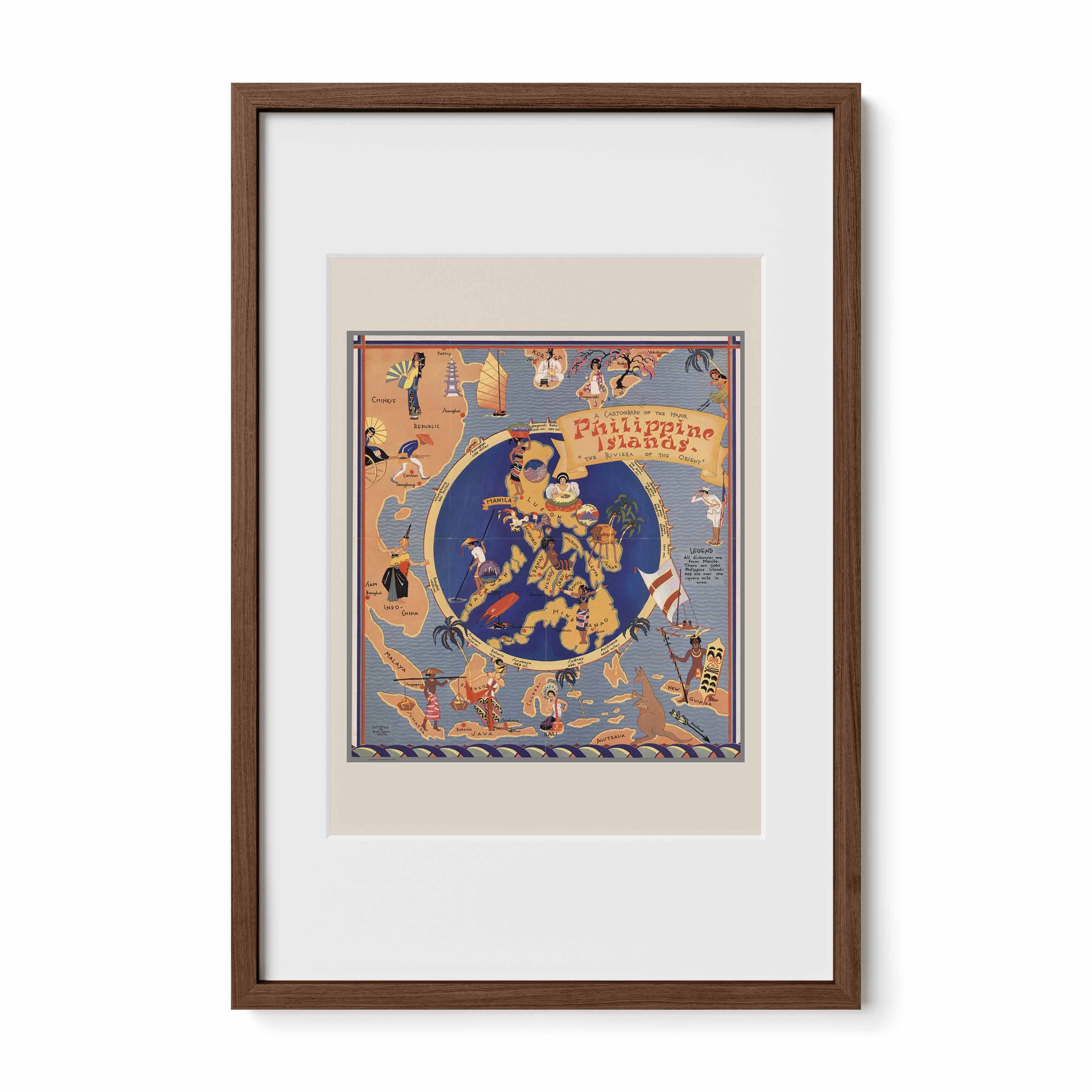 Cartography of the Philippine Islands - Vintage map
