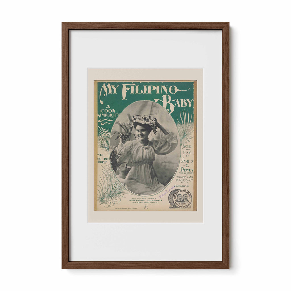 My Filipino Baby, 1899 - Philippine Vintage Sheet Music