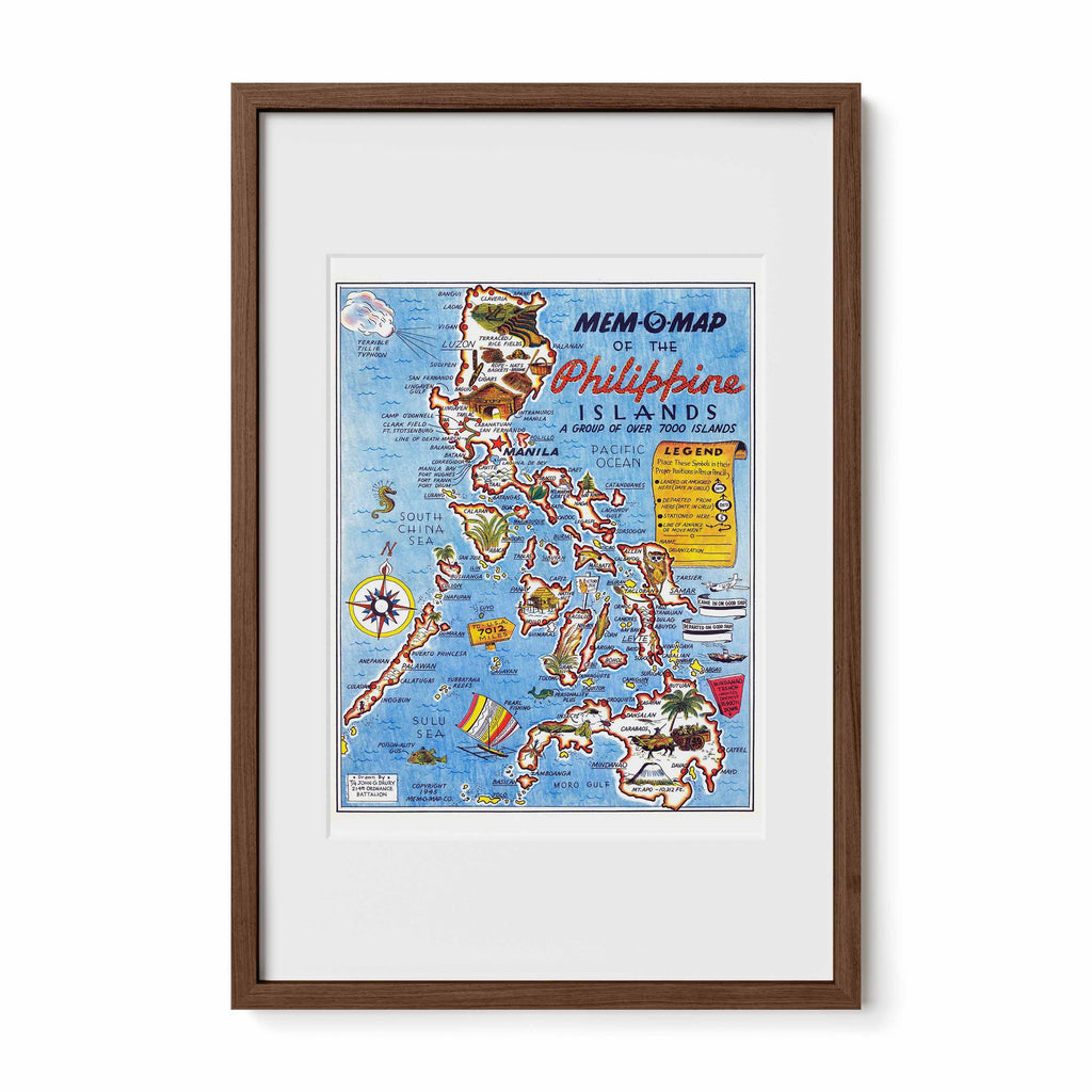 Map of the Philippine Islands, 1945