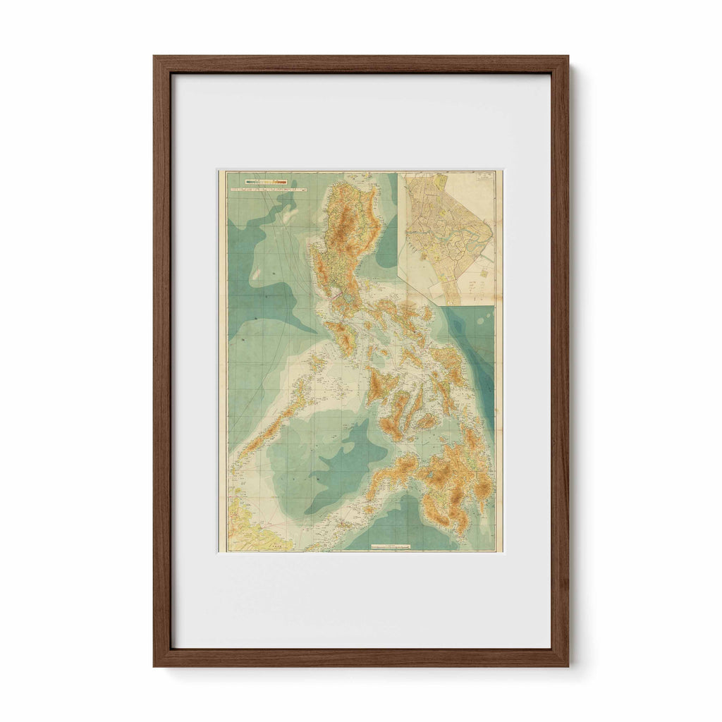 Japanese Map of the Philippines, 1944