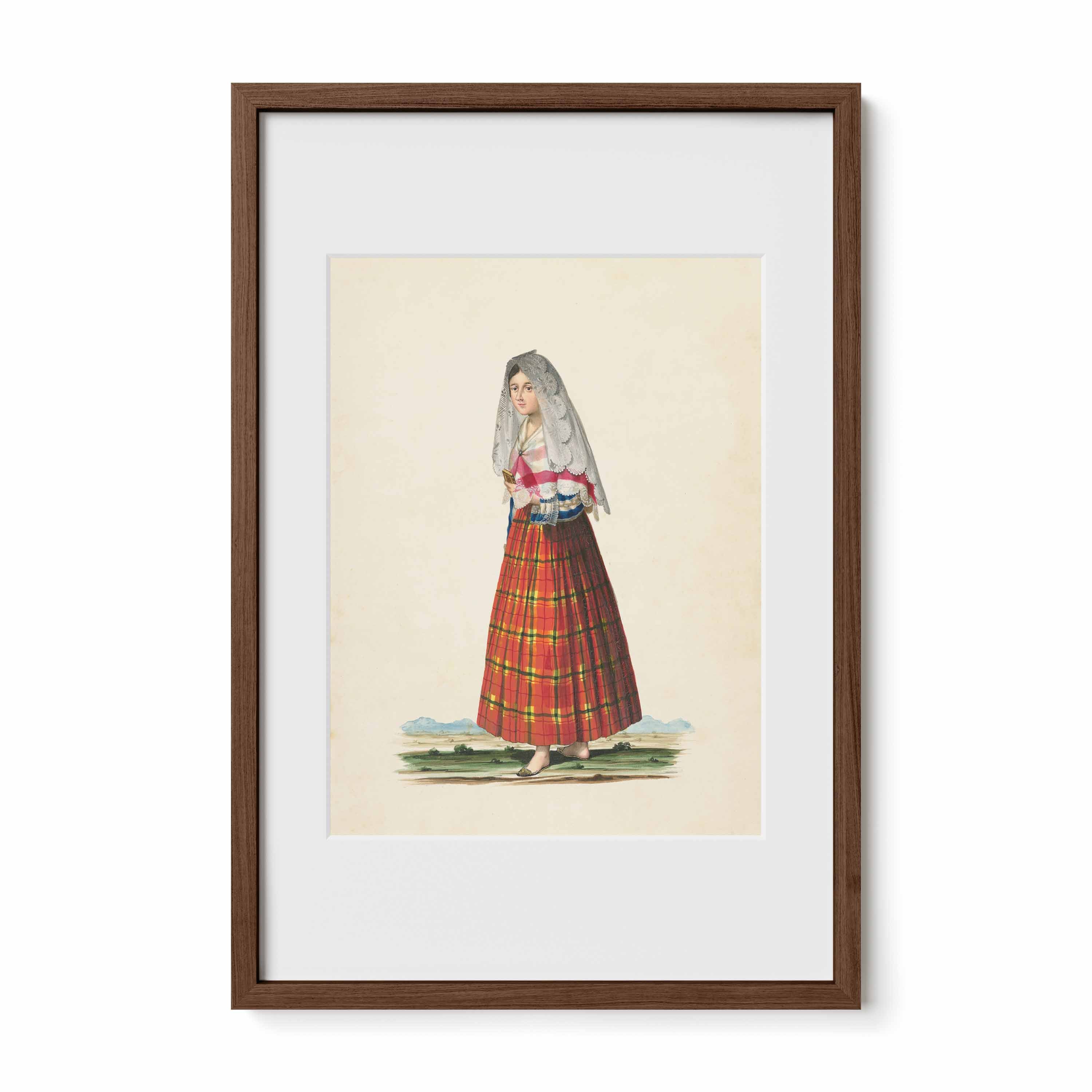 A Señorita Walking to Church in the Daytime by Justiniano Asuncion