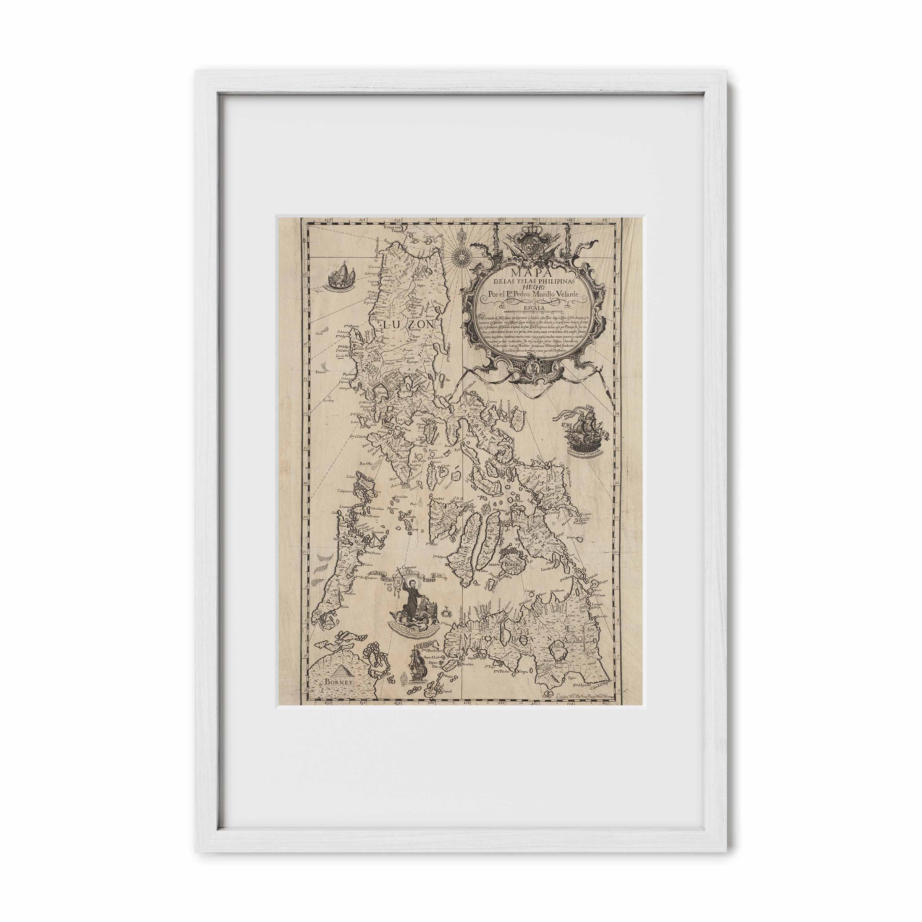 Mapa de las Yslas Philipinas, 1734 by Pedro Murillo Velarde