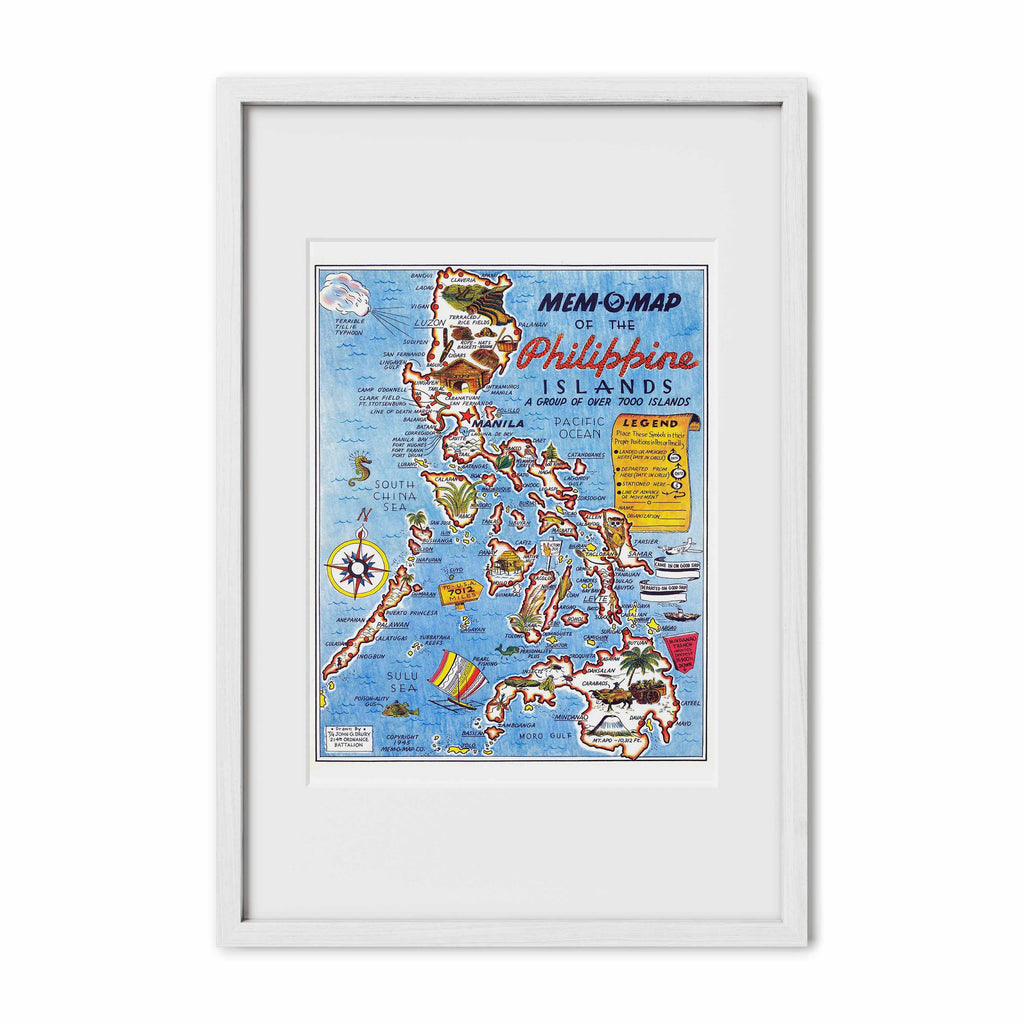 Map of the Philippine Islands, 1945