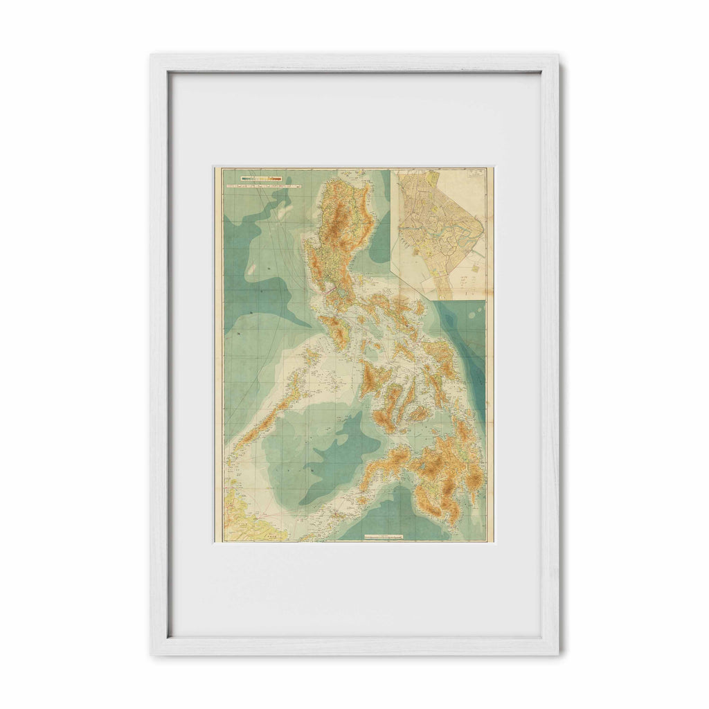Japanese Map of the Philippines, 1944
